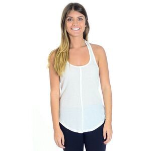 New Free People Baby Waffle Halter Top Ivory M